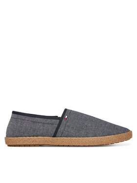 Tommy Hilfiger Espadrilky Tommy Hilfiger Hilfiger Chambray Espadrille FM0FM05391 Modrá