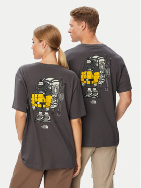 The North Face The North Face Camiseta Gear Up Get Out NF0A8JB4 Gris oscuro Regular Fit