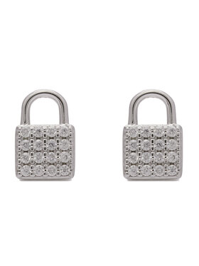 Fossil Ausskari Fossil JFS00626040 Sudraba