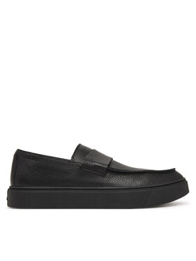Calvin Klein Slipper Calvin Klein Hybrid Clean Loafer Band Tum Lth HM0HM02184 Schwarz