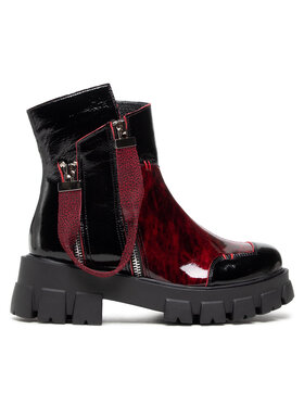 Maciejka Členková obuv Maciejka 05137-33/00-7 Bordová