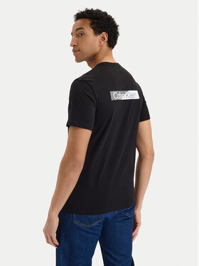 Calvin Klein Calvin Klein Camiseta SS 30s EU LV04LG810G Negro Slim Fit
