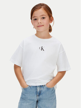 Calvin Klein Jeans Calvin Klein Jeans Camiseta LVCKSJA16G Blanco Boxy Fit