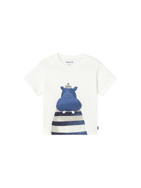 Mayoral Mayoral Camiseta 1011 Blanco Regular Fit