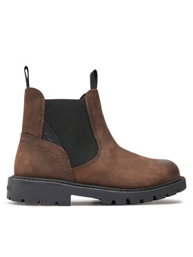 Geox Schnürschuhe Geox J Shaylax Boy J16FAA 00045 C0582 S Braun