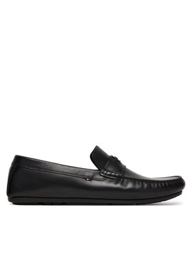 Tommy Hilfiger Μοκασίνια Tommy Hilfiger Hardware Hilfiger Driver Shoe FM0FM05838 Μαύρο