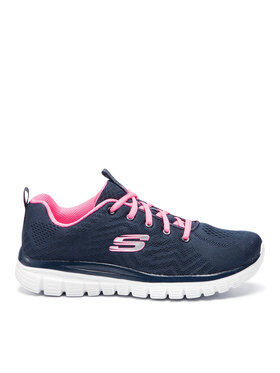 Skechers Snīkeri Skechers Get Connected 12615/NVHP Tumši zils