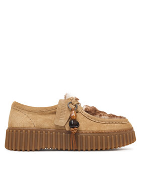 Clarks Туфлі Clarks Torhill Bee 26327766 Бежевий