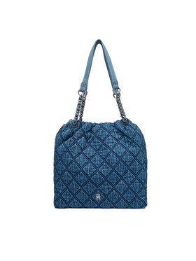 Tommy Hilfiger Torbica Tommy Hilfiger Th Feminine Tote Denim AW0AW18866 Plava