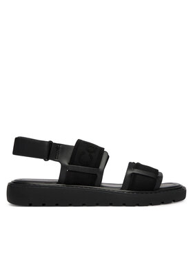Calvin Klein Basutės Calvin Klein Sq Molded Sandal Webb HW0HW02872 Juoda