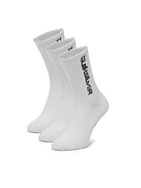 Quiksilver Dlhé ponožky Quiksilver AS_QUIKSILVER_100W_SS25 (3-PACK) Biela
