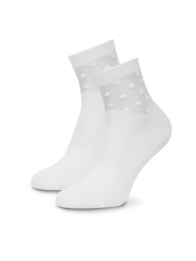 Nine West Garās zeķes Nine West KR_NW_STREET_W_SS25 (2 PACK) Balts