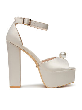 DeeZee Sandály DeeZee LB8921-1 Écru