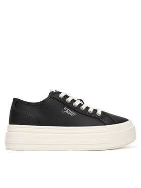 Tommy Jeans Sneakers Tommy Jeans Tjw Flatform Sneaker Ltr EN0EN02964 Schwarz