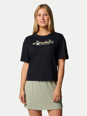 Columbia Columbia T-Shirt Rolling Bend™ 2119991 Μαύρο Regular Fit