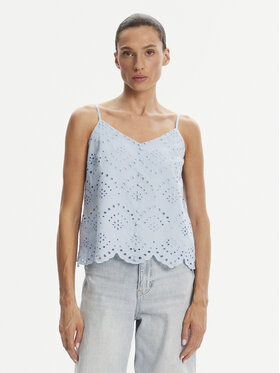 Pieces Pieces Топ Vilde 17156563 Блакитний Regular Fit