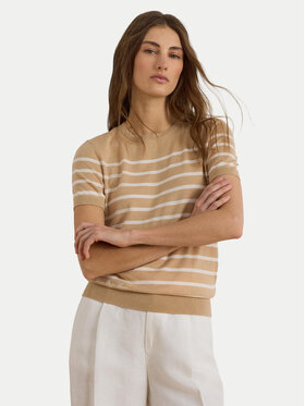 LAUREN RALPH LAUREN LAUREN RALPH LAUREN Camiseta Eyelah 200P13973002 Beis Regular Fit