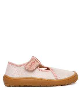 Froddo Тапочки Froddo Barefoot Canvas T-Bar G1700439-2 S Рожевий