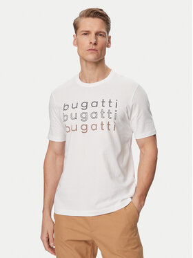 Bugatti Bugatti Camiseta 8350-15042E Blanco Regular Fit