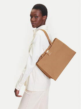 Tommy Hilfiger Handtasche Tommy Hilfiger Th Her Tote AW0AW17191 Braun