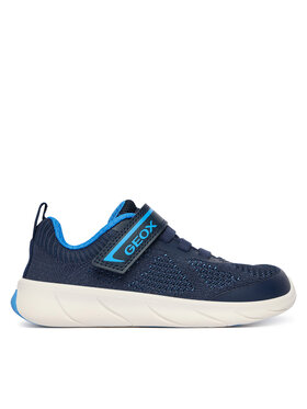 Geox Sneakersy Geox J Foot-Run Boy J65PDB 06K9J CF44D M Granatowy