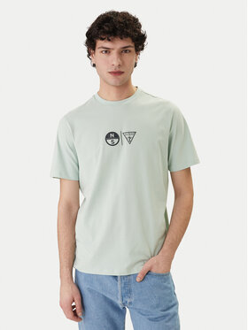 Guess Guess Camiseta GUESS x NORTH SAILS M6GI40 K3322 Verde Regular Fit