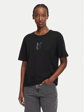 Karl Lagerfeld Jeans Karl Lagerfeld Jeans Camiseta B3W17018 Negro Regular Fit