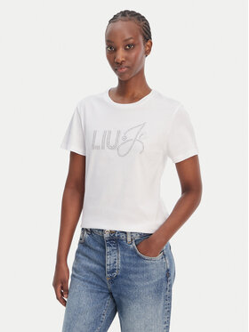 Liu Jo Liu Jo Camiseta WA6491 JS923 Blanco Regular Fit