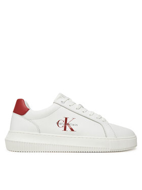 Calvin Klein Jeans Sneakers Calvin Klein Jeans Chunky Cupsole Monologo YM0YM01317 Weiß