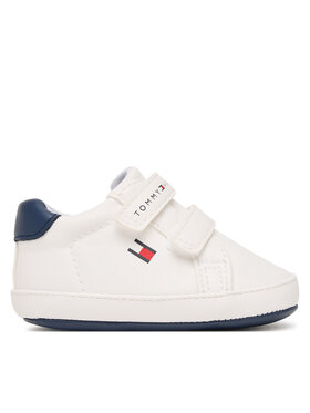 Tommy Hilfiger Сникърси Tommy Hilfiger Low Cut Velcro T0B9-34328-1582 Бял