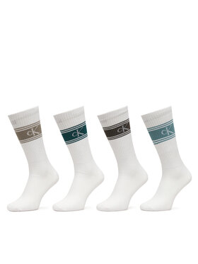 Calvin Klein Șosete lungi Calvin Klein 701241210 Alb