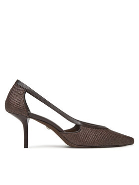 Max Mara Pantofi cu toc subțire Max Mara Strawpump 2514521312600 Maro