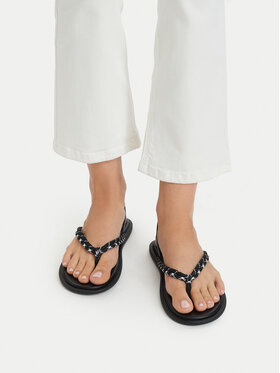 Tommy Jeans Sandale Tommy Jeans Tjw Casual Rope Sandal EN0EN02951 Negru