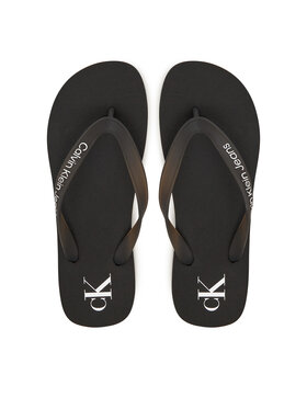 Calvin Klein Jeans Žabky Calvin Klein Jeans Beach Sandal Transparent Tpu YW0YW01829 Černá
