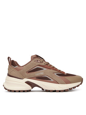 Calvin Klein Sneakers Calvin Klein Hike Runner Ck Stripe Refl Su HW0HW03107 Braun