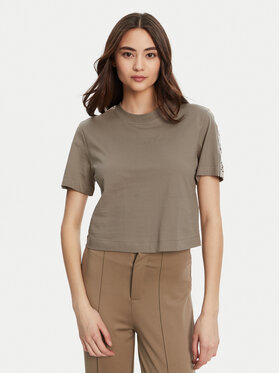 Guess Guess Футболка V3RI08 I3Z14 Коричневий Regular Fit