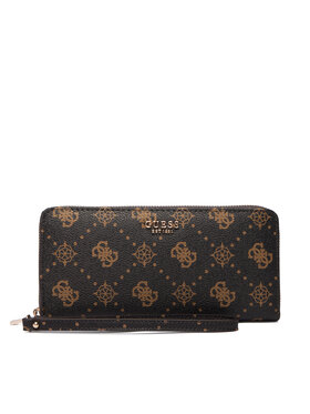 Guess Πορτοφόλι Guess Carrie Logo Slg SWGP98 98146 Καφέ