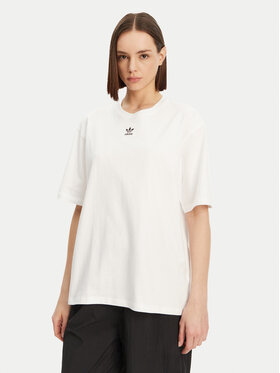 adidas adidas Футболка Essentials Boyfriend JC8967 Білий Oversize