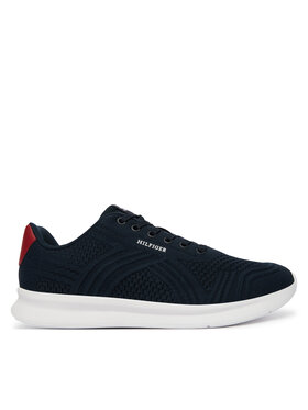 Tommy Hilfiger Sneakersy Tommy Hilfiger Lightweight Runner Mix FM0FM05755 Tmavomodrá
