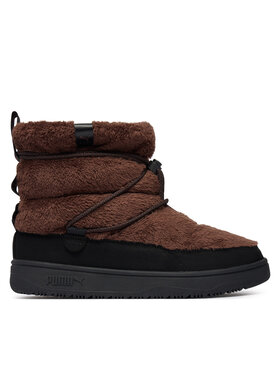 Puma Μπότες Χιονιού Puma Snowbae Suede Wns 402175 Σκούρο καφέ