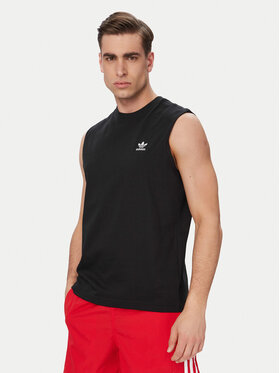 adidas adidas Майка Trefoil Essentials KD0691 Чорний Regular Fit