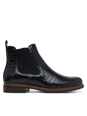 Tamaris Kotníková obuv s elastickým prvkem Tamaris 1-25056-41 Černá