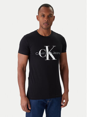 Calvin Klein Jeans Calvin Klein Jeans Marškinėliai J30J320935 Juoda Slim Fit