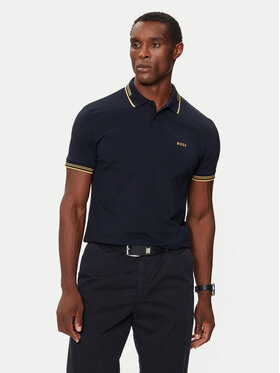 BOSS Boss Поло Paul 50506193 Cиній Slim Fit