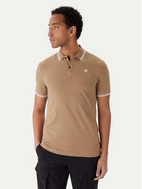 G-Star G-Star Raw Поло Dunda D17127-5864 Коричневий Slim Fit