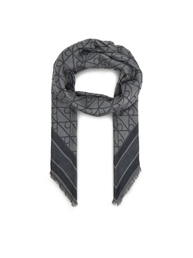 Calvin Klein Lakats Calvin Klein Emblem Aop Jacquard Square Scarf LV04F8080G Melns