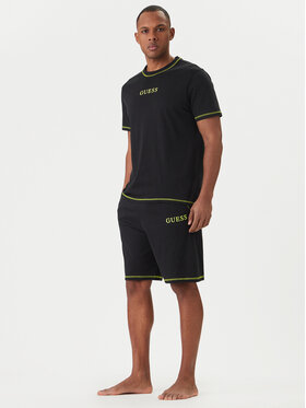 Guess Guess Pijama U6GX03 KCAM1 Negro Regular Fit
