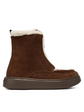 TWINSET Členková obuv TWINSET 252TGT01C Hnedá