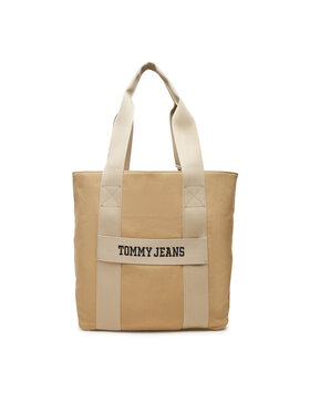 Tommy Jeans Pārnēsajamā soma Tommy Jeans Retro Cool Tote AM0AM13278 Bēšs