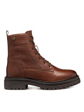 Geox Schnürstiefeletten Geox D Iridea D16HRC 000FF C0013 Braun